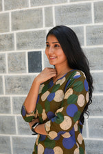 MANGAI Premium Cotton Printed Night Suits | Stylish Print's All Over | Top & Bottom Set | 3/4 Sleeve | Trendy Night Suits for Stylish Women's (TPS-3/4)