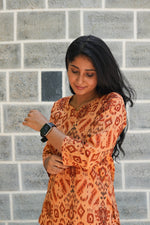 MANGAI Premium Cotton Printed Night Suits | Stylish Print's All Over | Top & Bottom Set | 3/4 Sleeve | Trendy Night Suits for Stylish Women's (TPS-3/4)