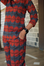 MANGAI Premium Cotton Printed Night Suits | Stylish Print's All Over | Top & Bottom Set | 3/4 Sleeve | Trendy Night Suits for Stylish Women's (TPS-3/4)