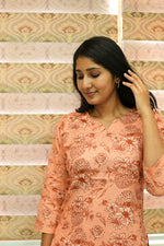 MANGAI Premium Cotton Printed Night Suits | Stylish Print's All Over | Top & Bottom Set | 3/4 Sleeve | Trendy Night Suits for Stylish Women's (TPS-3/4)