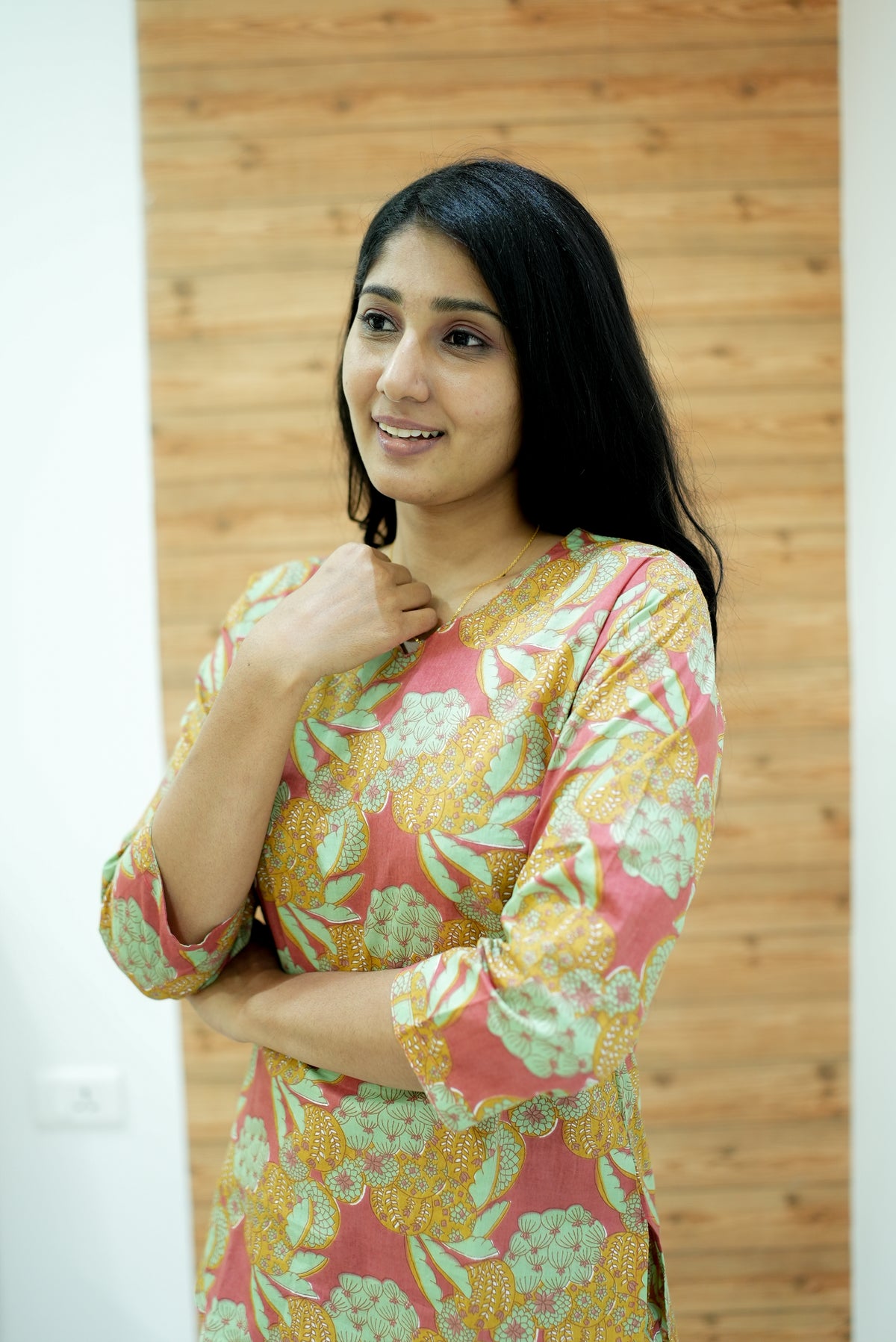 MANGAI Premium Cotton Printed Night Suits | Stylish Print's All Over | Top & Bottom Set | 3/4 Sleeve | Trendy Night Suits for Stylish Women's (TPS-3/4)