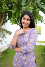 MANGAI Premium Cotton Printed Night Suits | Stylish Print's All Over | Top & Bottom Set | 3/4 Sleeve | Trendy Night Suits for Stylish Women's (TPS-3/4)