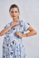 New Arrivals 4-IN-ONE MAXI Mom's Feeding & Casual Wear | Stylish Maxi Style | Invisible Feeding Zipper | Perfect Pre & Post Pregnancy Wear (FIO-MXI)