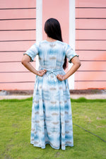 Mangai 3 Layer Flared Frock Model Nighties Soft and Smooth Premium Quality Rayon Material , Fancy Frilled Sleeve, Side Pocket , Back tie Rope , Stylish Collection's for Trendy Women's (MRK)