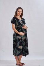 New Arrivals 4-IN-ONE MAXI Mom's Feeding & Casual Wear | Stylish Maxi Style | Invisible Feeding Zipper | Perfect Pre & Post Pregnancy Wear (FIO-MXI)