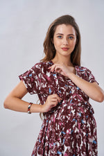 New Arrivals 4-IN-ONE MAXI Mom's Feeding & Casual Wear | Stylish Maxi Style | Invisible Feeding Zipper | Perfect Pre & Post Pregnancy Wear (FIO-MXI)