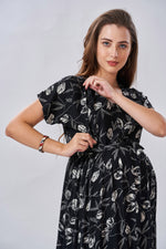 New Arrivals 4-IN-ONE MAXI Mom's Feeding & Casual Wear | Stylish Maxi Style | Invisible Feeding Zipper | Perfect Pre & Post Pregnancy Wear (FIO-MXI)