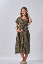 New Arrivals 4-IN-ONE MAXI Mom's Feeding & Casual Wear | Stylish Maxi Style | Invisible Feeding Zipper | Perfect Pre & Post Pregnancy Wear (FIO-MXI)