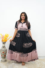 Mangai 3 Layer Flared Frock Model Nighties Soft and Smooth Premium Quality Rayon Material , Fancy Frilled Sleeve, Side Pocket , Back tie Rope , Stylish Collection's for Trendy Women's (MRK)