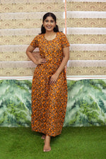 Casual Comfort Fit Cotton Printed Nighties