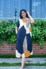 MANGAI Premium Rayon Collar MAXI Nighty for Women | Long Sleeve Stylish Nightwear for Women and Teenager | Perfect Stylish Nightwear (MCM)