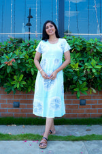 Rayon MAXI FROCK Model Nighties | Round Neck & Side Pocket | Pleated Frock MAXI Style | Trendy Collection's for Stylish Women & Teenage Girl (FRH)