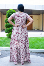 Stylish Alpine 3 Layer Frock Model Nighties| Fancy Sleeves & Neck Pattern| Side Pocket with Back Tie Rope | Perfect Nightwear Trendy Women's (AFK)