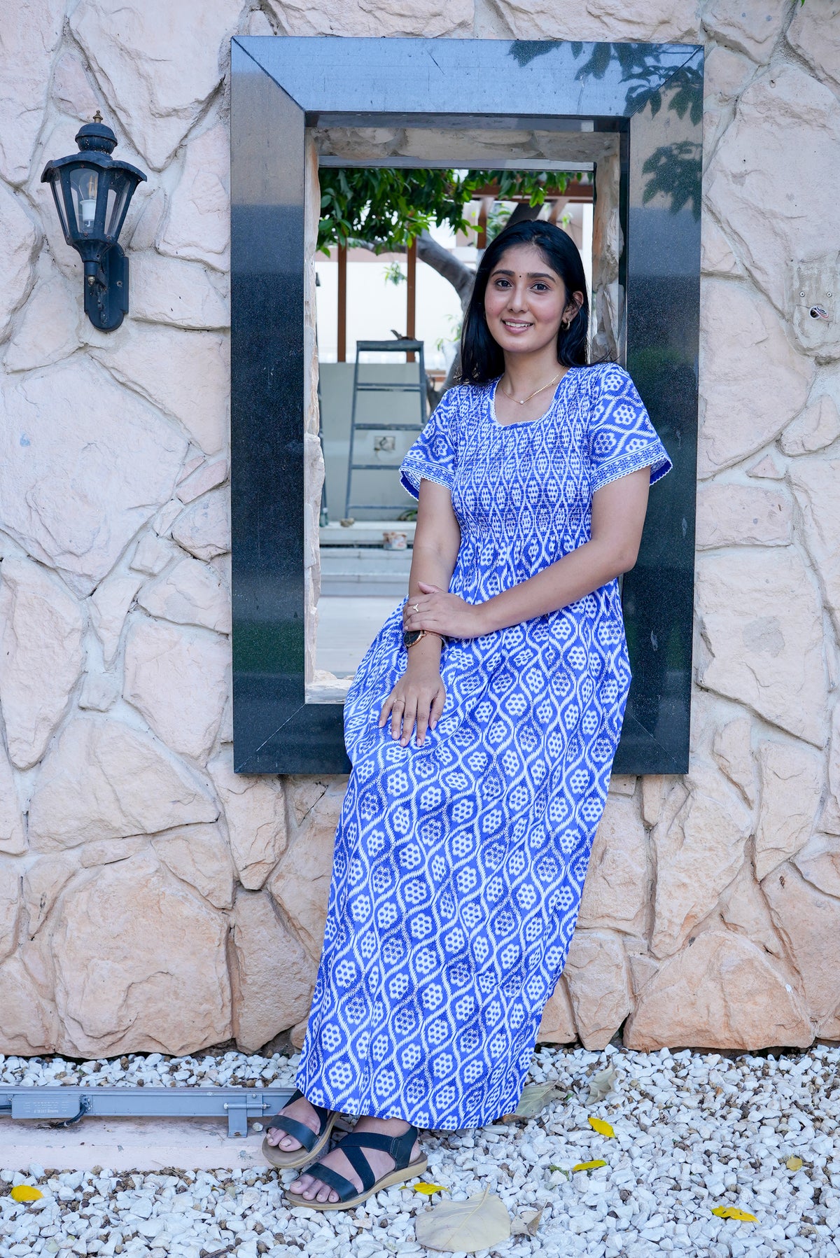 Soft Cotton Stretchable Smocking Nighties for New Arrivals | Daily Comforts & Light Weighted Elastic Nighties| Smocking Nightgown for Trendy Women's (SCT)