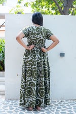 Stylish Alpine 3 Layer Frock Model Nighties| Fancy Sleeves & Neck Pattern| Side Pocket with Back Tie Rope | Perfect Nightwear Trendy Women's (AFK)