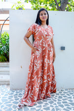 Stylish Alpine 3 Layer Frock Model Nighties| Fancy Sleeves & Neck Pattern| Side Pocket with Back Tie Rope | Perfect Nightwear Trendy Women's (AFK)