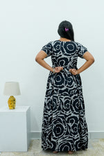 Stylish Alpine 3 Layer Frock Model Nighties| Fancy Sleeves & Neck Pattern| Side Pocket with Back Tie Rope | Perfect Nightwear Trendy Women's (AFK)