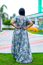 Stylish Alpine 3 Layer Frock Model Nighties| Fancy Sleeves & Neck Pattern| Side Pocket with Back Tie Rope | Perfect Nightwear Trendy Women's (AFK)