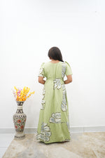 Stylish Arrivals Rayon Gathering Frock Model Night Gown's | Front Adjustable Gathering Style Rope | Puff Sleeve | Trending Collection's for Stylish Women's (FKG)