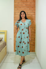 Imported Rayon MAXI FROCK Model Nighties | Fancy Petal Sleeve | Fancy Neck & Side Pocket | Pleated Frock MAXI Style | Trendy Collection's for Stylish Women & Teenage Girl (IRM)