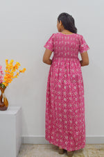 Soft Cotton Stretchable Smoking Nighties for New Arrivals | Daily Comforts & Light Weighted Elastic Nighties | Pleated Style | Casual Daily wear Nightwear for Trendy Women's (SCT)