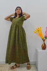 Cotton FROCK Model Casual Wear Nighties | Stylish Pleated Frock Style | Multipurpose Nighties | Pregnancy Wear | Pleated Model | Stylish Nighties for Stylish Women (MW)