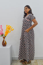 Cotton FROCK Model Casual Wear Nighties | Stylish Pleated Frock Style | Multipurpose Nighties | Pregnancy Wear | Pleated Model | Stylish Nighties for Stylish Women (MW)