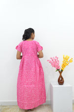 Cotton FROCK Model Casual Wear Nighties | Stylish Pleated Frock Style | Multipurpose Nighties | Pregnancy Wear | Pleated Model | Stylish Nighties for Stylish Women (PWC)