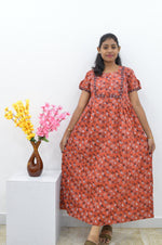 Cotton FROCK Model Casual Wear Nighties | Stylish Pleated Frock Style | Multipurpose Nighties | Pregnancy Wear | Pleated Model | Stylish Nighties for Stylish Women (PWC)