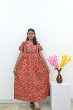 Cotton FROCK Model Casual Wear Nighties | Stylish Pleated Frock Style | Multipurpose Nighties | Pregnancy Wear | Pleated Model | Stylish Nighties for Stylish Women (PWC)