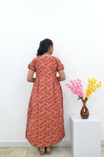 Cotton FROCK Model Casual Wear Nighties | Stylish Pleated Frock Style | Multipurpose Nighties | Pregnancy Wear | Pleated Model | Stylish Nighties for Stylish Women (PWC)