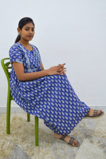 MANGAI Premium Casual Wear Cotton FROCK Model Nighties | Stylish Pleated Frock Style | Multipurpose Nighties | Casual & Pregnancy Wear | Pleated Model | Stylish Nighties for Stylish Women (PWC)