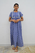 MANGAI Premium Casual Wear Cotton FROCK Model Nighties | Stylish Pleated Frock Style | Multipurpose Nighties | Casual & Pregnancy Wear | Pleated Model | Stylish Nighties for Stylish Women (PWC)