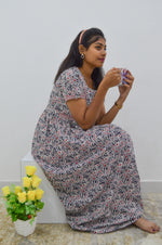 Cotton FROCK Model Casual Wear Nighties | Stylish Pleated Frock Style | Multipurpose Nighties | Pregnancy Wear | Pleated Model | Stylish Nighties for Stylish Women (MW)