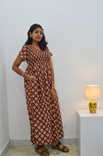 Crush Smocking Nighties for Stylish Women | Soft wrinkled texture Smocking Model | Rounded neck with Side Pocket | Daily wear Nighties for trendy women (PPL)