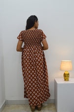 Crush Smocking Nighties for Stylish Women | Soft wrinkled texture Smocking Model | Rounded neck with Side Pocket | Daily wear Nighties for trendy women (PPL)