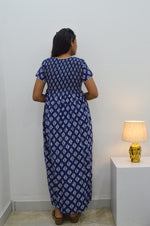 Crush Smocking Nighties for Stylish Women | Soft wrinkled texture Smocking Model | Rounded neck with Side Pocket | Daily wear Nighties for trendy women (PPL)