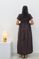 ALPINE Smocking Nighty | Beautiful Pleated Design | Side Pocket | Stylish Nighty for Trendy Women's | Your Perfect Nightwear Collection's (SAP)