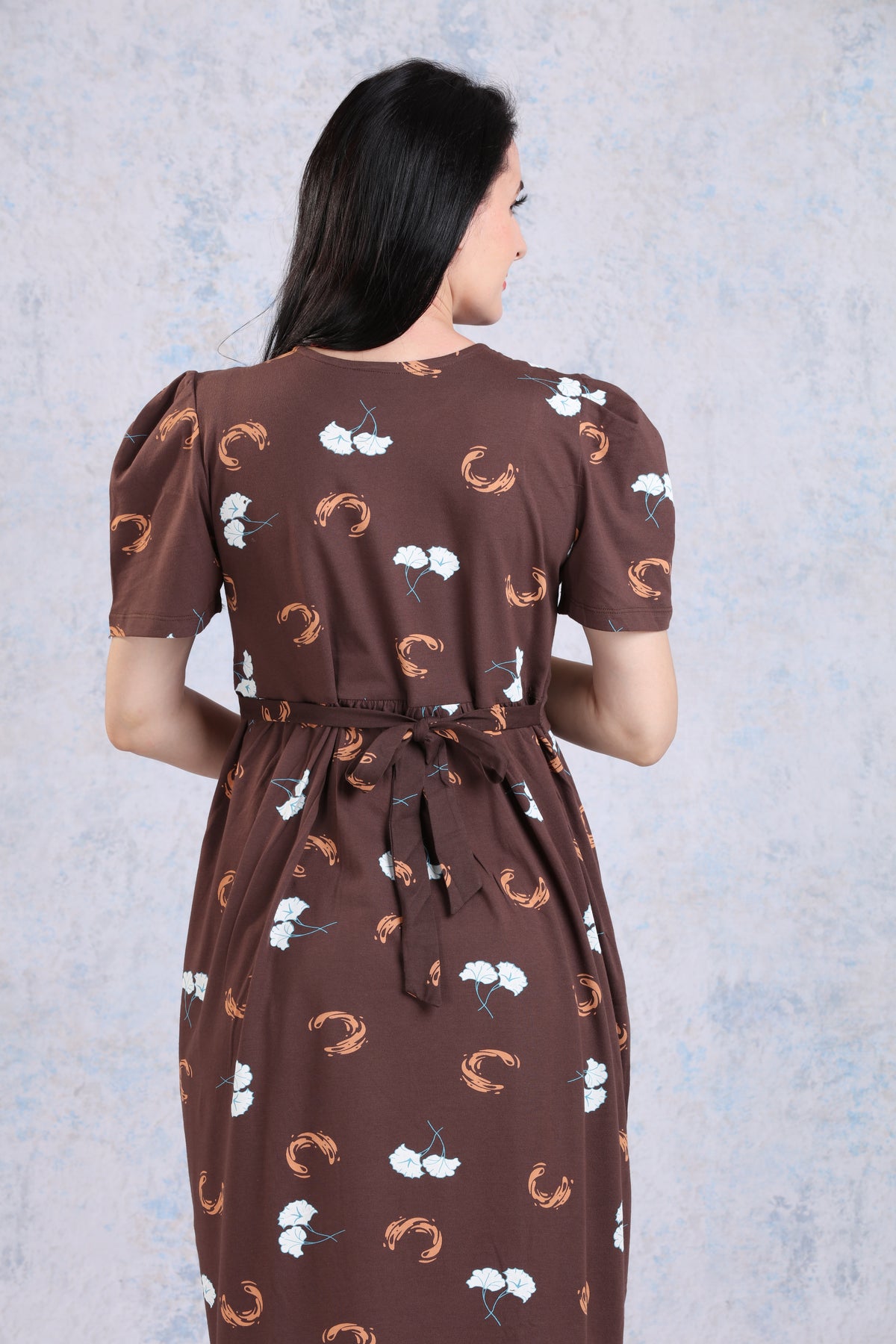 New HOSIERY Cotton Zipless Feeding Wear | Fancy Sleeve with Round Neck | Flap Open Zipless Feeding wear for Pregnancy Women (MMG)