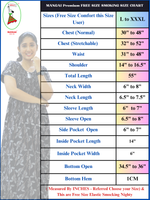 ALPINE Free Size Smocking Nighty | Beautiful Pleated Design | Side Pocket | Elastic Stretchable Model | Stylish Nighty for Trendy Women's(ALS-FS)