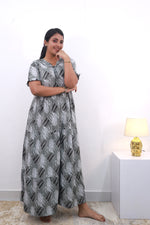 Mangai 3 Layer Frock Model Nighties Soft and Smooth Premium Quality Rayon Material , Fancy Frilled Sleeve Side Pocket , Back tie Rope Stylish Collection's for Trendy Women's (MRK)