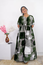 Stylish Arrivals Rayon Gathering Frock Model Night Gown's | Front Adjustable Gathering Style Rope Rope | Puff & Double Layer Sleeve's | Trending Collection's for Stylish Women's (FKG)