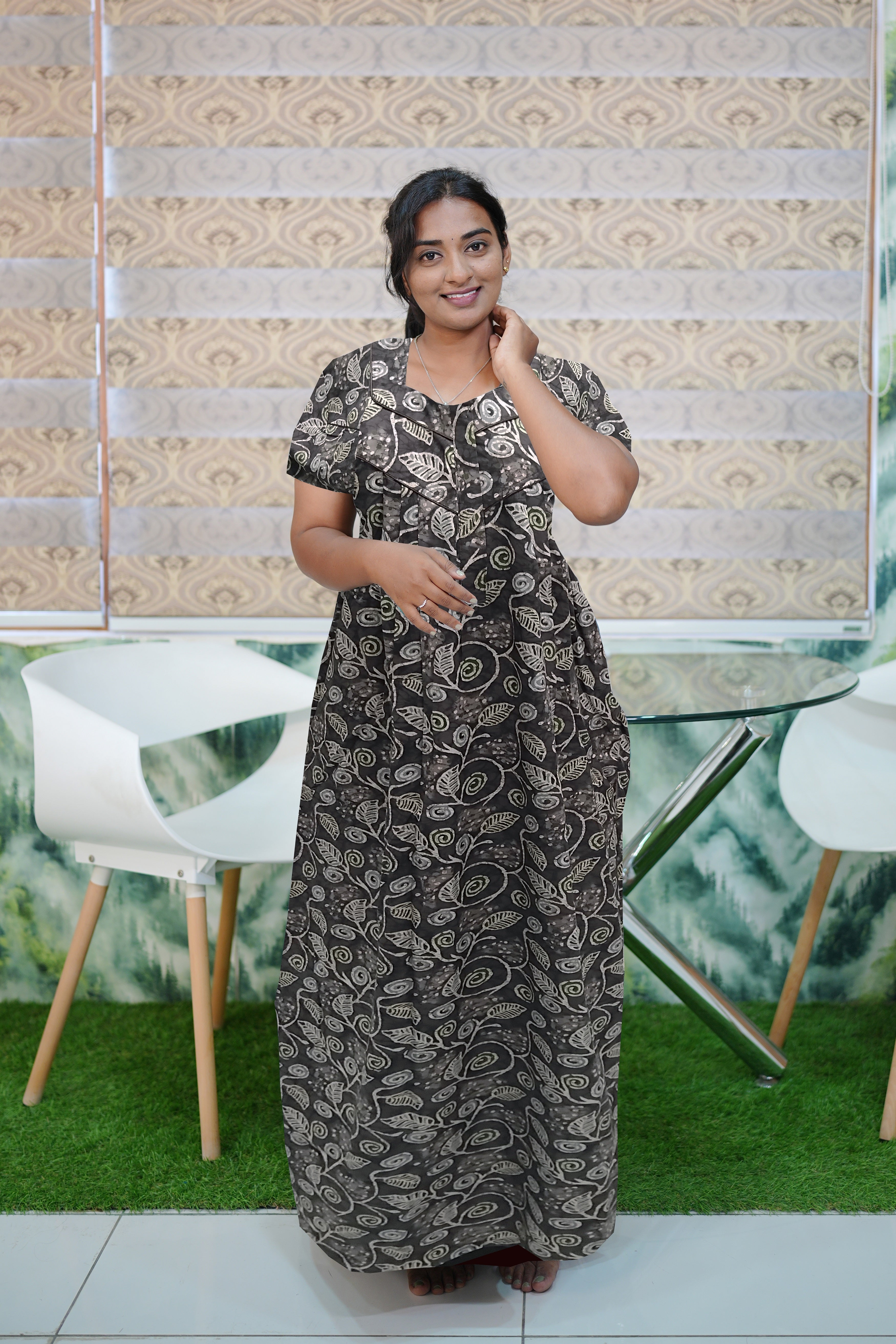 Premium Cotton Frock Model Nighties Mangai Nighties