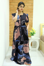 Rayon Gathering Frock Model Night Gown