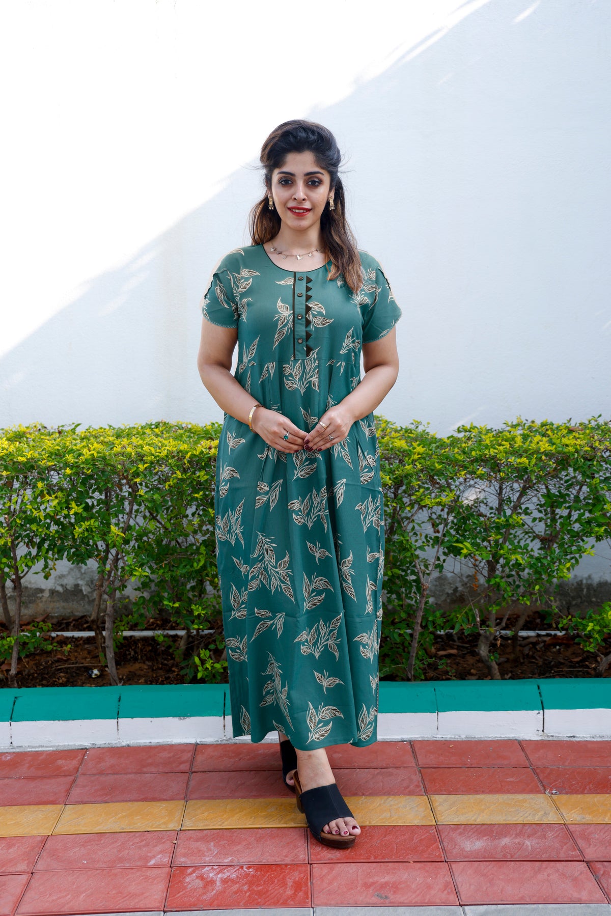 Alpine KURTI Style Nighties| Beautiful Stylish KURTI Model | Half Sleeve | Without Zipper |Fancy Sleeve | Fresh Collection's for Stylish Women's MKA (H/S)