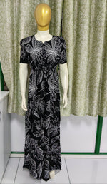 Stylish Arrivals Rayon Gathering Frock Model Night Gown's | Front Adjustable Gathering Style Rope Rope | Puff Sleeve | Trending Collection's for Stylish Women's (FKG)