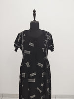 MANGAI Rayon Frock Nighties | Front Open Lengthy Zipper Comforts Feeding | Fancy Double Layered Butterfly Sleeve's | Post & Pre Pregnancy's and Casual Wear | Side Pocket |Versatile Rayon Frock Night Gown's for Stylish Women's (RPW)