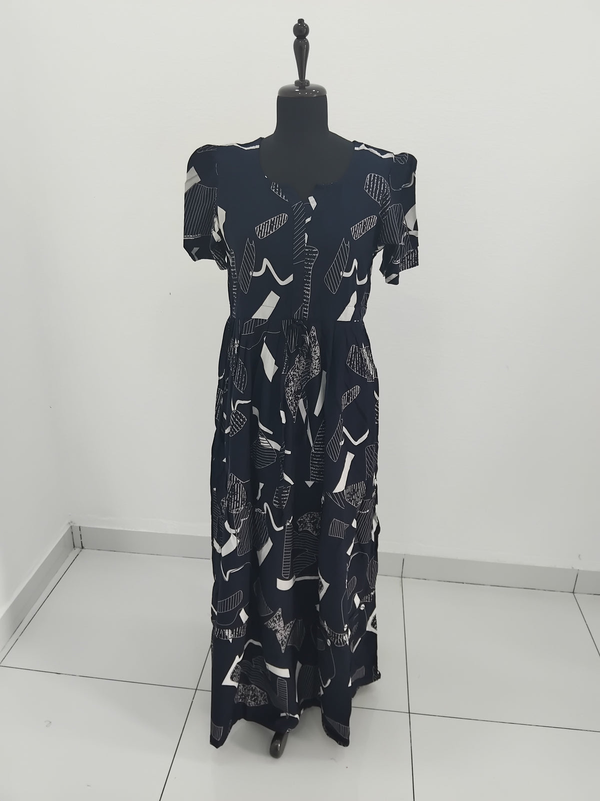 Stylish Arrivals Rayon Gathering Frock Model Night Gown's | Front Adjustable Gathering Style Rope Rope | Puff Sleeve | Trending Collection's for Stylish Women's (GFK)