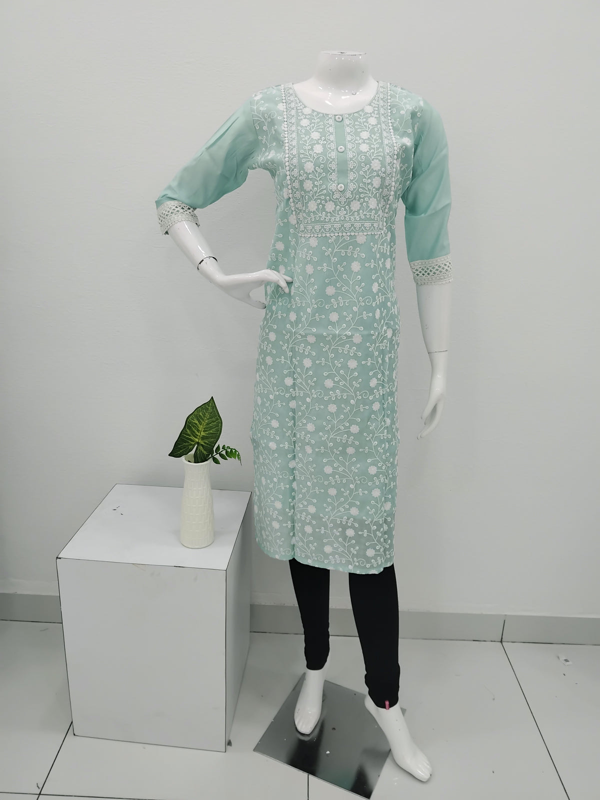 New Introducing Rayon Stylish Kurthi's | Updated Collection for Trendy Design's| Collar Model |High Quality Rayon Kurthi's for Stylish Women's (SNGVI)