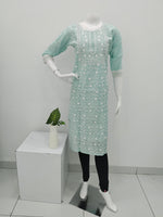 New Introducing Rayon Stylish Kurthi's | Updated Collection for Trendy Design's| Collar Model |High Quality Rayon Kurthi's for Stylish Women's (SNGVI)